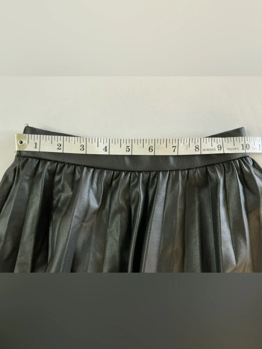 ZARA - Faux Leather Mini Skirt - Picture 8 of 10